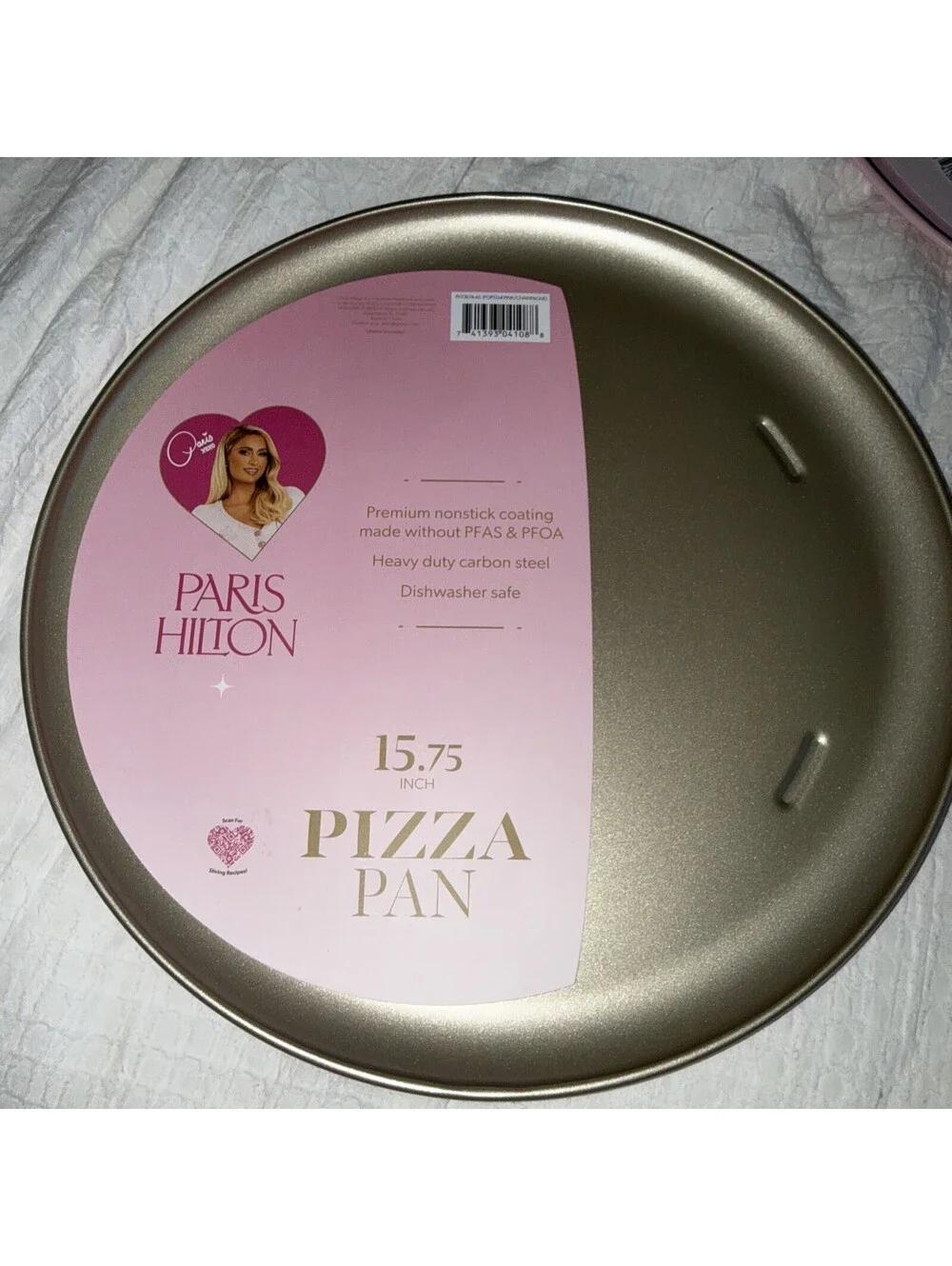 PARIS HILTON PIZZA PAN HEAVY DUTY PARIS HILTON PIZZA PAN Hot PINK CHAMPAGNE